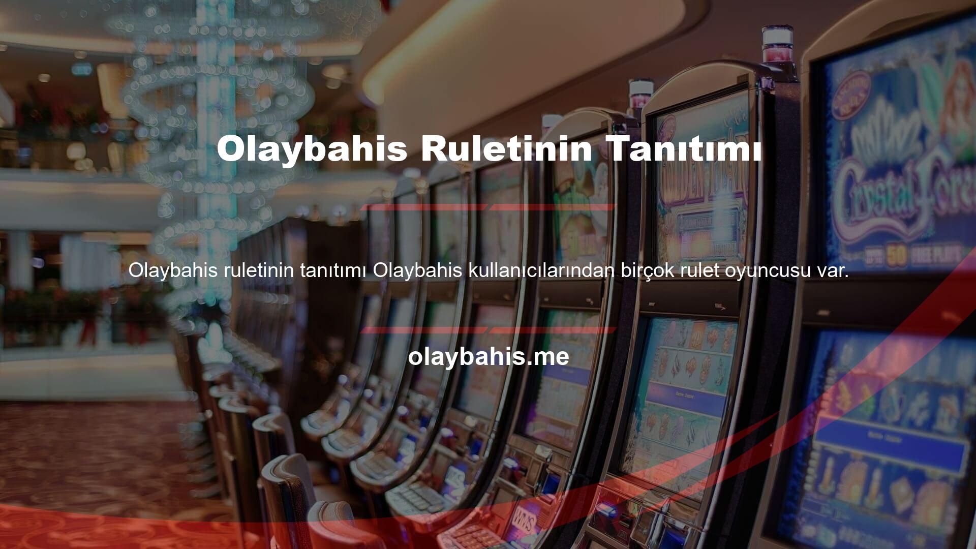 Olaybahis rulet oyununa şu şekilde ulaşabilirsiniz: Olaybahis Canlı Casino bölümüne girdiğinizde karşınıza casino platformu çıkacaktır