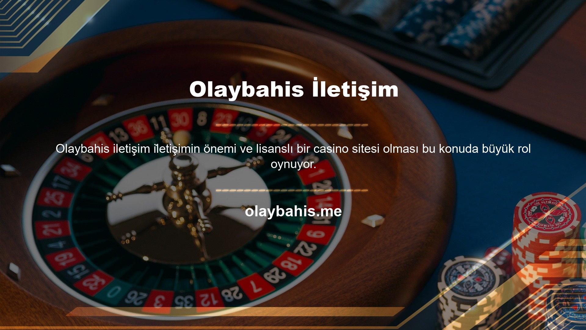 Diğer siteler gibi Olaybahis de platformunda sıklıkla bahsedildiği gibi bir casino sitesi değildir