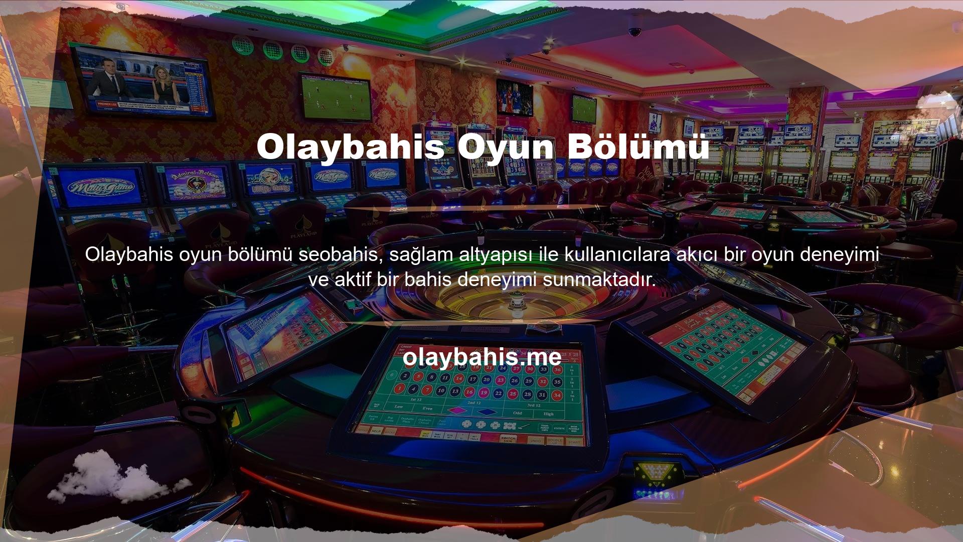 Olaybahis TV Oyunları bölümü, en popüler TV oyunlarına bahis yapmak için basit bir yaklaşım sağlar